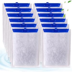 12-Pack Large Replacement Filter Cartridges Compatible with Tetra Whisper Bio-Bag Filters Large Aquarium Filter Cartridges for Whisper 20i/40i /IQ20/30/45/60 PF20/30/40/60 Power Filters