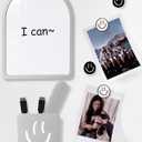 3 x KEYDUACU 10 pcs - Locker Accessories, Locker Decorations Including Mirrors, whiteboards, Magnets and organizing Supplies. Ideal for Back-to-School Essentials and The Office (10 Pcs-Light Gray)