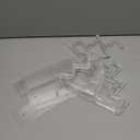 Acrylic Risers for Display, Perfume Organizer Display, 9 Acrylic Shelf Risers for Perfume Cologne Organizer Makeup Nail Polish, Clear Display Stands 4 Tier Display Stand for Collectibles (3 Pack)