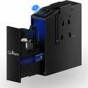 Biometric Gun Safe for Pistols 3-Ways Unlock Safe Fingerprint Digital PIN Key Unlock, Gun Lock Box for Cloakroom Living Room Bedroom Nightstand