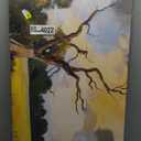 YISXINOAG Canvas Wall Art Modern Abstract Art Wall Decor Black and Gold Wall Decor Canvas Prints Modern Home Decorations Gold Abstract Art on Bathroom, Dining Room Ready to Hang Size 20"X40"