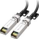 Cable Matters 10Gbps DAC Twinax SFP Cable - 1m / 3.3ft, 10GBASE-CU Passive Direct Attach Copper Twinax SFP+ Cable, Compatible with Cisco, Ubiquiti, Huawei, Netgear, & Supermicro Devices
