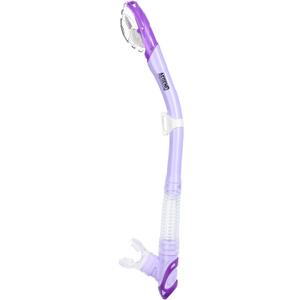 Aegend Dry Snorkel, Dive Mask Easy-Breath Free Diving Snorkel for Snorkeling Scuba Diving Freediving Swimming, with Top Dry Valve and Food-Grade Silicone Mouthpiece (Purple)