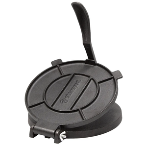 Stansport Pre-Seasoned Cast Iron Tortilla Press - 8 Inch