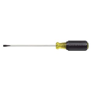 Klein Tools 601-6 3/16-Inch Cabinet Tip Screwdriver 6-Inch, Made in USA