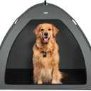 Gray Extra Large Outdoor Cat and Dog Tent House, Waterproof, Washable, Indoor/Outdoor Cave Nest Bed