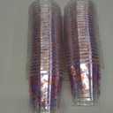 50 Pcs 3 oz Merry Christmas Shot Cups Small Plastic Party Glasses Clear Disposable Drinking Cups Whiskey Tasting Food Samples Glasses for Xmas Party & Events