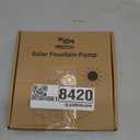 AMZtime 1.4W Solar Fountain with 4 Fixed Rods, 2025 Solar Fountain Pump with Upgraded Solar Panels, Solar Powered Floating Water Fountain Pump for Bird Bath, Garden, Ponds, Fish Tank and Outdoor