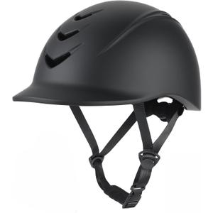 Horse Riding Helmet for AdultAdjustable Equestrian Helmet with Ventilation for Men & Women - Lightweight Safety Headgear for Outdoor Riding (Fits 22"-24" / 56-61cm)