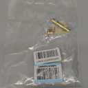 QCAA Solid Brass Mortise Door Bolt, Polish Brass, 1 Pack, Made in Taiwan