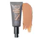 Saie Slip Tint Tinted Moisturizer with SPF 35 - Light Coverage, Glowy Skin Tint & Mineral Sunscreen for Face with Hydrating Hyaluronic Acid - Summer Makeup Essential - Shade Four (1.35 oz) (Shade 04 - Light to Medium, Neutral-red)