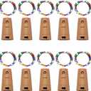 Bottle Lamp 10Pcs 10LED Bottle Lamp with Cork, 3.2 Feet Cork Bottle Lamp Battery-Powered for Bottles, Crafts, Weddings, Parties, Halloween, Christmas Decoration