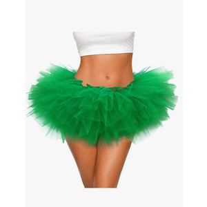 Tutu for Women Adults - 5-Layer Tulle Skirts 80s Outfit for Women - Puffy Adult Tutus - Halloween Costumes Skirt