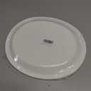 St Patricks Day Plates 10"" X 12"" Oval Green Plate Disposable Saint Patricks Paper Plates Heavy Duty Shamrock Pattern for St Patrick's Day Decor Serve 25