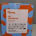 Toozey Large Heated Pet Mat 35x24 in  Waterproof, Chew Resistant, 6 Temp Settings with Timer, Indoor Use for Dogs and Cats