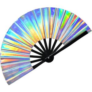 3 x Boots on The Ground Hand Fan,Boots on The Ground Fan,Clap Fans For Line Dancing,Large Folding Hand Fan,Party,Dance Enthusiasts Gift(001) (white)