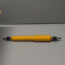 Lippert Replacement Heavy-Duty Shock for RV Trailer Suspension System, Yellow, Measures 8-5/8" Compressed, 13-1/2" Extended, Bolt-On, One Per Package - 283280