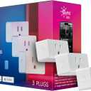 Cync Indoor Smart Plug, WiFi Outlet Socket, Voice Control Outlet, Matter Compatible, Compatible with Alexa and Google Home (3 Pack)