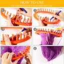 2 x LOVEINUSA 16PCS Knitting Loom and Pompom Maker Set, Pompom Maker Set Pom Makers Pompom Maker with Yarn Skeins for Beginners Christmas Hat Scarf Shawl Sweater Socks