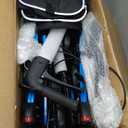 Helavo 2 in 1 Walker Wheelchair Combo - Foldable Aluminum Rollator with Footrests - Convertible to a Transport Chair, 300 lbs Load Capacity - Maximum Mobility in All Situations