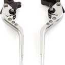 CNC Clutch Brake Levers Fit for RE Classic 350 350cc Meteor 2021-2025, Super Meteor 650 2023, Hunter 350 HNTR 2022-2024 Silver Long