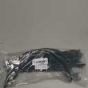 6 Pack Threaded Lock Metal Plant Support Stakes - 25" H Tall Peony Cage, Reusable Detachable Garden Ring for Hydrangea/Rose Bush/Potted Flowers, Indoor Outdoor Heavy Duty (10" W)