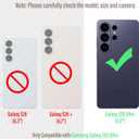 Armor Phone Case for Samsung Galaxy S26 Ultra Military Grade Drop Protection Cover S26Ultra Heavy Duty Hybrid Metal Bumper Built-in Silicone Shockproof Dustproof - Black + Red