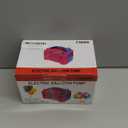 IDAODAN Electric Balloon Pump, Portable Electric Balloon Blower Machine Balloon Air Pump Dual Nozzle Rose Red 110V 600W Balloon Inflator for Party Decorations