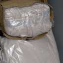 MUXHOMO 7 Pieces Queen Comforter Set, Seersucker Bed in a Bag Queen Size, All Season Luxury Bedding Set with Comforter, Flat Sheet, Fitted Sheet, Pillowcases & Shams, Beige (Queen (88"x88"))