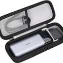 Hard Storage Case for Anker 737 Power Bank (PowerCore 24K) and Anker 715 Charger (Nano II 65W) Combo-Tourmate (Black case only)