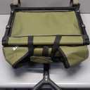 Collapsible Wagon Cart Foldable - Lightweight Portable Heavy Duty Folding Beach Wagons with Wheels - Outdoor Utility Carts for Grocery, Camping, Shopping, Sports with Large Capacity - Army Green