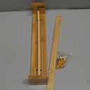 12 Kraft Paper Roll Dispenser Easel Paper Roll Holder Wall Mount Kraft Paper Roll Holder Wooden Paper Roll Dispenser for Kitchen DIY Room Office School Business Grocery (ONLY Holder, 12 INCH)