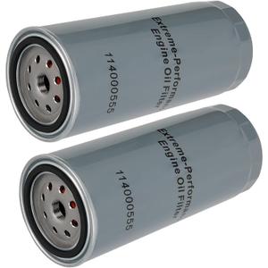 6.6 Duramax Oil Filter (5 Micron) Compatible with 2001-2019 Chevy Silverado/GMC Sierra 2500 HD 3500 HD Engine | Replaces# 114000555(Upgrade of PF2232) 2 Pack