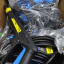 Electric Pressure Washer 5000PSI-Max 3.6GPM Power Washer Touch Screen Adjustable Pressure,4 Nozzles and 500ml Foam Cannon Power Washer Cleaning for Patio (Blue)