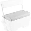 Wise 8WD156-R-S Replacement Seat Cushion for Wise 8WD156 Series 70 Quart Swingback Cooler Seat, White