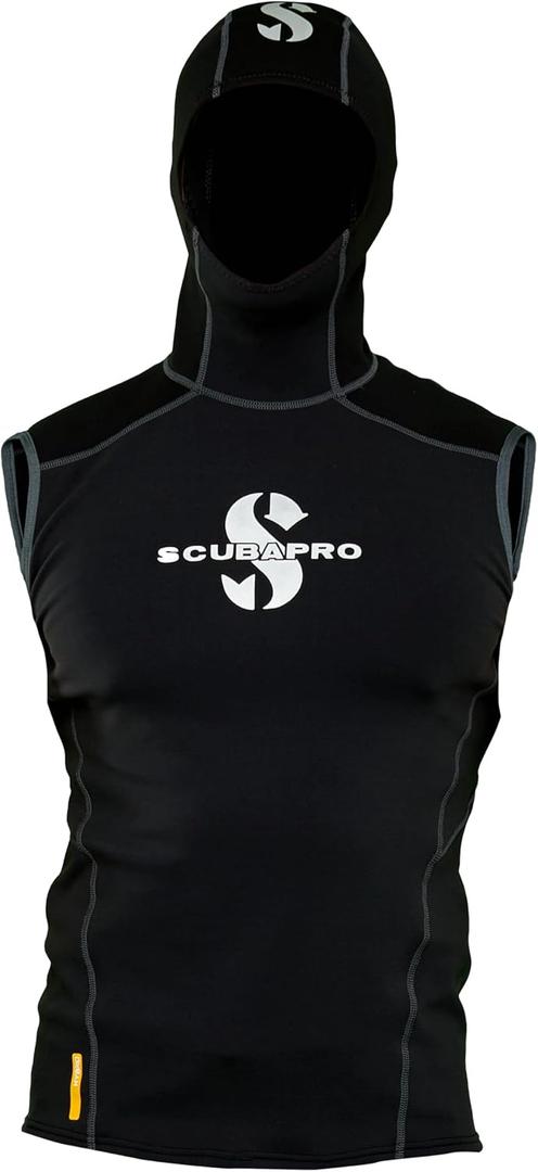 Scubapro Men's Hybrid Hooded Vest, L, Black