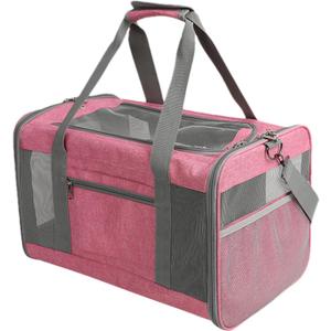 Pet Travel Carrier- 1360g reliaable Puppies Carrier Bag| Easy to Use Animal Carriers Travel Puppy| Mesh Dog Carrier for Pet Accessories, Small, Medium Dogs, Cats, Puppies, Kitten and Other Animals