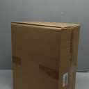 29" Artificial Hanging Flowers Potted Plants - 2 Set for Outdoor Fall Decoration,Faux Petunia with Fake Eucalyptus for Outside Front Door Garden Farmhouse Home Thanksgiving Autumn Decor (Orange)