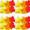 Qunclay Artificial Silk Bamboo Fans Veils Long Belly Dance Silk Fan Colorful Gradient for Dance Dancer Women Left & Right Hand 180 x 90 cm (Gradual Yellow)