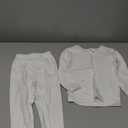 Toddler Girls Boys Pajamas Basic Solid Color Cotton Sleepwear Soft Long Sleeve Pjs 2pcs Set, Size:3
