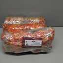 3 x SHareconn 20 Bundles Artificial Fall Flowers for Outdoors Decoration, Fake Silk Daisy Realistic Faux Plants UV Resistant for Planter Home Porch Patio Autumn Indoor Outside Decor, Sunset Red Orange