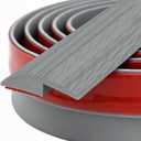 Carpet Floor Transition Strip, Self-Adhesive Carpet to Tile Transition Edging Trim Suitable for Door Threshold/Wood Floor, Cover Height Within 5mm Gray(10Ft) 