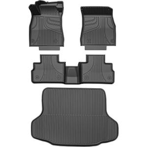 Floor Mats & Cargo Liner for 2020-2025 Nissan Sentra All Weather TPE Protection Floor Liners Full Set with Trunk Mat for 2021 2022 2023 2024 2025 Sentra Accessories