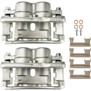 Front Brake Caliper 18B4728 + 18B4729 Replacement For 1999-2006 Silverado 1500, 2001-2010 Silverado 2500 HD, 2000-2006 Tahoe, Sierra 1500, Pair Set of 2 Front Driver and Passenger Side