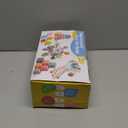 Baby Toys 6 to 12 Months, 5 In 1 Montessori Toys for 1 Year Old, Incl Travel Pull String Toy & Rattle Teether & Stacking Baby Block & Soft Infant Ring & Sensory Ball for Toddler 0-3-6-9-12 Month