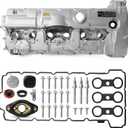 Upgraded Aluminum N52 Engine Valve Cover Kit with Gaskets & Bolts Compatible with 2008-2013 BMW 128i 328i 528i 535i 328xi 528xi 328i xDrive 528i xDrive Z4 X3 X5 3.0L Replace 11127552281 264-935