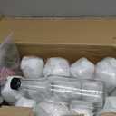 Tioncy 16 Pcs Empty Vanilla Extract Bottles for Homemade Vanilla Jar Glass Bottle with Cap, Shrink Band, Sticker DIY Crafts Wedding Gift Food Storage Canister for Bean(Gold,8.5 oz)