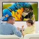 Mdbebbron 120 inch Projector Screen 16:9 Foldable Anti-Crease Portable Projector Movies Screens for Home Theater Outdoor Indoor Support Double Sided Projection