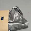 Bedsure Satin Body Pillow Pillowcase - Similar to Silk Body Pillow Cover Case with Envelope Closure, Cooling and Silky Long Pillowcase for Hair and Skin,Grey,20x54 Inches