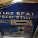 Wise 8WD015-6-710 Standard Pilot Chair with Adjustable Height Pedestal and Seat Slide,White